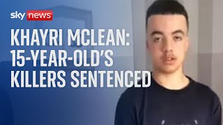 Khayri Mclean: Knife crime victim's mother responds to killers' sentencing