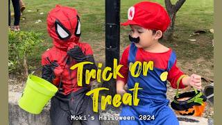 Wife's Journal Ep9: My son’s Halloween 2024 in a Super Mario Costume! Trick-or-Treat Adventure