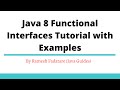 Java 8 Functional Interfaces Tutorial with Examples
