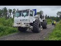 Vibroseis Trucks In Action At Pulsar Helium's New 20 KM Seismic Survey At The Topaz Helium Project