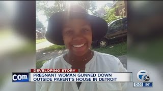 Pregnant woman shot, killed on Detroit's west side