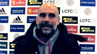 Leicester 0-2 Man City - Pep Guardiola - Embargoed Post-Match Press Conference