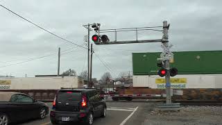 Terrible Train Horn at East North Street Railroad Crossing, Sweetwater, TN