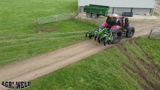 AGRIWELD - 4m Assist rear low disturbance toolbar - VALTRA