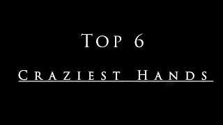 圓桌德州撲克 Top 6 Craziest Hands