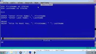 QBasic Tutorial 6 - User Input - QB64