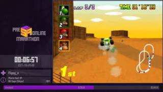 #Pre-ESA16 - Mario Kart 64 [All Cups with Skips] Speedrun by flippy_o