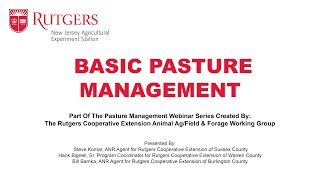 Basic Pasture Management