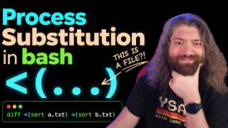 Process Substitution - Bash Scripting Course (pt25)