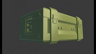 Blender 2.8: Modeling a SciFi Tool Chest