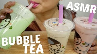 ASMR BUBBLE TEA | DRINKING EATING SOUNDS *NO TALKING | N.E LET'S EAT