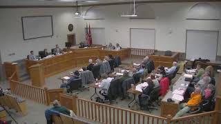 January 21, 2025 Full board of commissioners in Carter County meeting