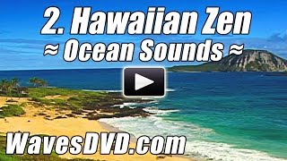 2 - HAWAIIAN ZEN - WAVES DVD Virtual Vacations Nature Videos relaxing ocean sounds relax best beach