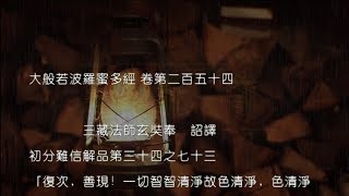 《龍藏》大般若波羅蜜多經・卷 254 中文字幕版 [大乘般若部・第1部] HD