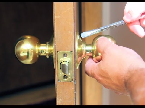 How to Replace A Door Knob Without Visible Screws How to Replace A Door Knob Without Visible Screws