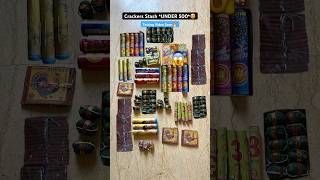 Diwali Crackers Stash😱 UNDER ₹500 #shorts #trending #viralvideo #youtubeshorts #shortvideo #short