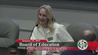 Board of Education Meeting - January 15, 2025