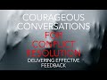 Courageous Conversations for Conflict Resolution