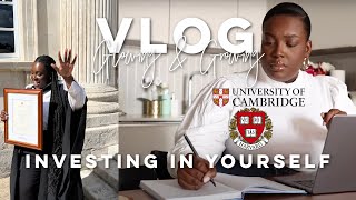 Cambridge Masters Graduation VLOG: The Journey of Investing in Myself \u0026 My Future Begins... #106