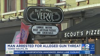 DOCS: Man arrested for gun threat at Terre Haute bar