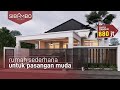 Desain Rumah Sederhana 1 Lantai 3 Kamar Tidur di Lahan 10x21 Meter