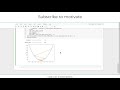 Gradient descent visualisation in Jupyter Notebook