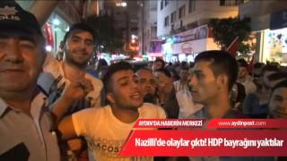 Nazilli'deki protesto yürüyüşünde olaylar çıktı!