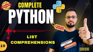 Python Tutorial in Hindi #19 - List Comprehension
