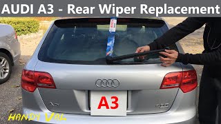 Audi A3 - Rear Wiper Blade Replacement