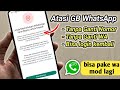 Cara Mengatasi Wa GB Anda Memerlukan Whatsapp Resmi