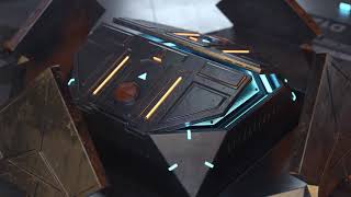 Dark Sci-Fi Mechanical Futuristic Hi-Tech Container Logo Reveal