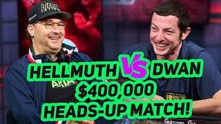 Phil Hellmuth vs Tom Dwan $400,000 Heads-Up Match Highlights
