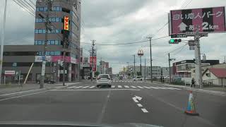 Driving Japan 4K Sapporo city road  2020-07-05