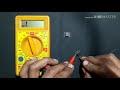 how to check 4558 ic with digital multimeter 4558 ic testing 4558 4558 ic kaise check karen