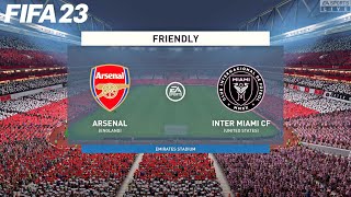FIFA 23 | Arsenal vs Inter Miami - Club Friendly - Full Gameplay
