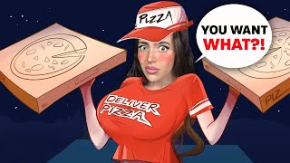 The TRUTH About Working As A Pizza Delivery Girl.. (True Story Animation)