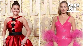 All of the celebs at the Golden Globes red carpet 2024
