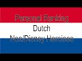 Personal Ranking: Dutch Non/Disney Heroines