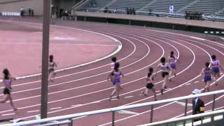 2012 第91回関東インカレ 女子1部 4X100mR 予選2組