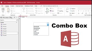 Programming in Microsoft access| How to populate combo Box from two tables in another database