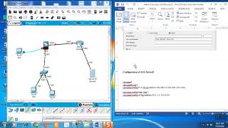 ASA  Firewall Lab in Cisco Packet Tracer