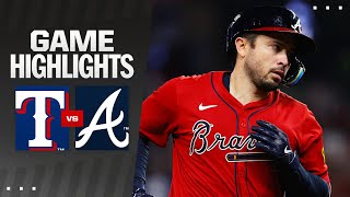 Rangers vs. Braves Game Highlights (4/19/24) | MLB Highlights