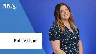 Bulk Actions: 3 Design Guidelines