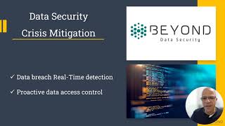 Beyond Data Security   Elevator pitch B 4minutes