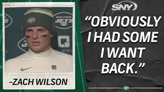 Zach Wilson reacts to 10-3 loss, doesn't feel he let the defense down vs Pats | Jets Post Game | SNY