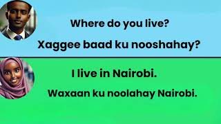 English to Somali conversation||Wadashekeysi-Part 2 #Hoygaluqadaha #somalia