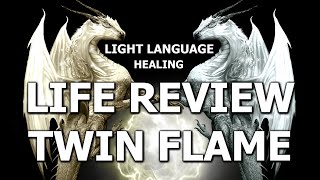 Light Language: Archangel Jeremiel: Life & Past Lives Review & a Twin Flame Healing