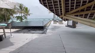 Movenpick Maldives Resort - Latitude Pool Restaurant Lunch Sitting