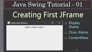 First JFrame Window | Java Swing Tutorials #01