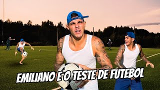 EMILIANO E O TESTE DE FUTEBOL